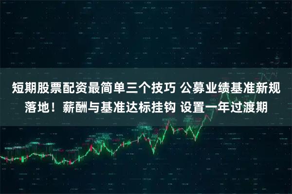 短期股票配资最简单三个技巧 公募业绩基准新规落地！薪酬与基准达标挂钩 设置一年过渡期